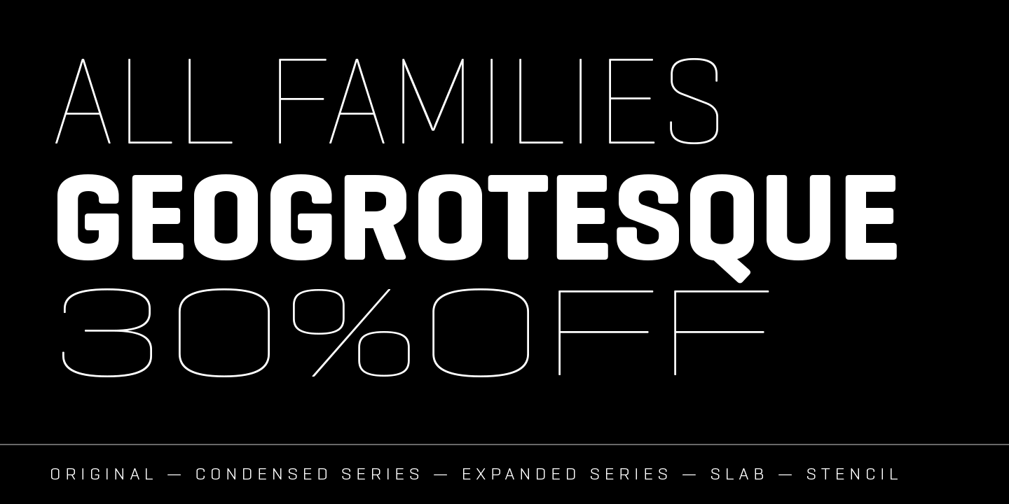 Geogrotesque Stencil C